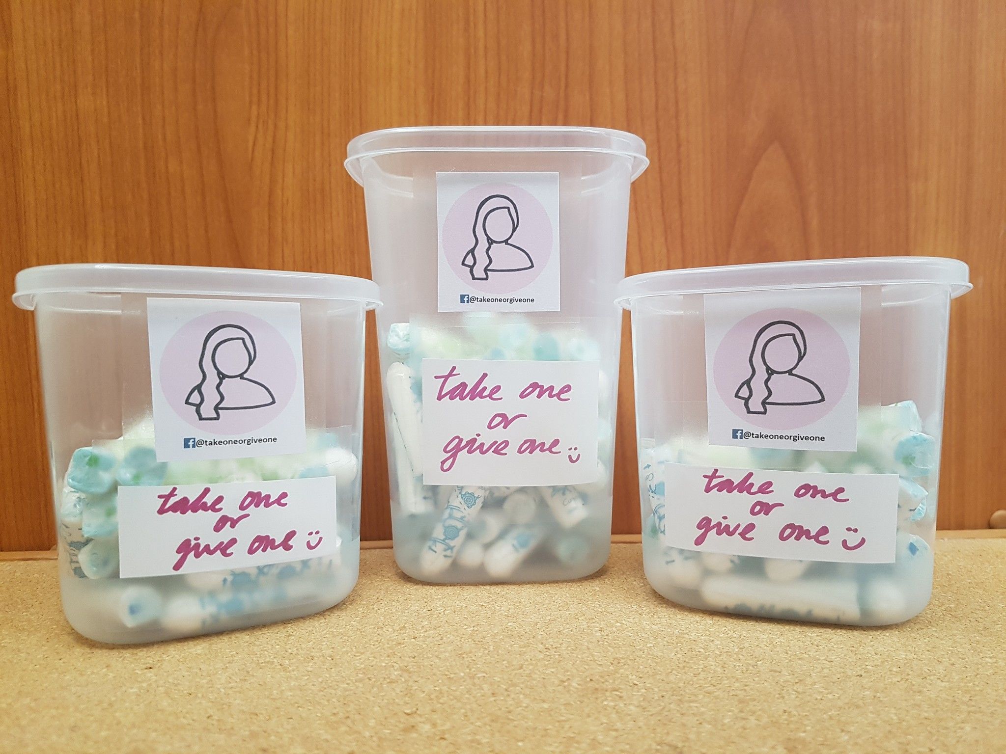 Take One or Give One containers